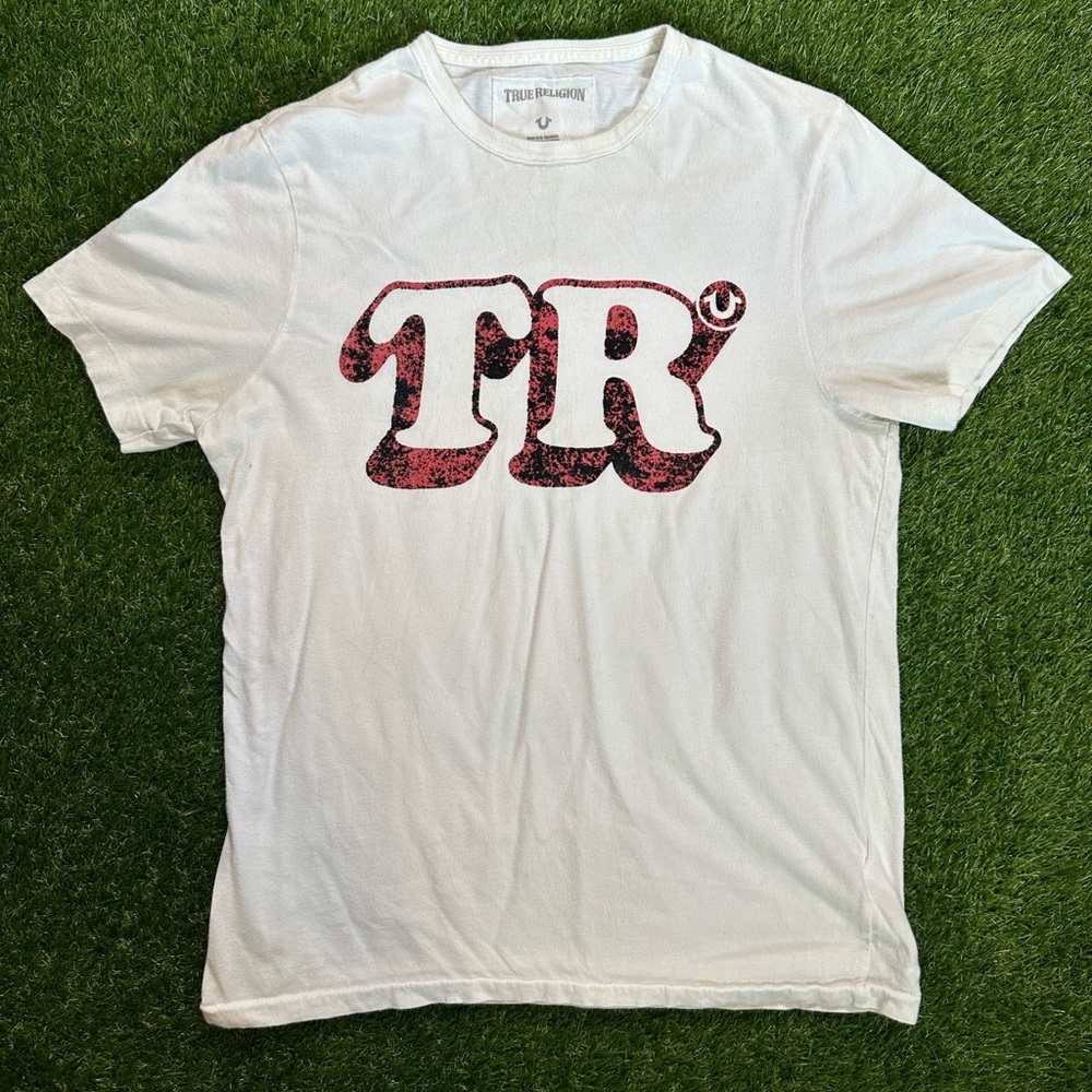 True Religion T-Shirt White Adult Medium.